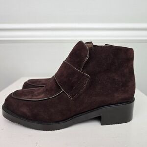 Vintage 70's Hush Puppies‎ Womens 8M Brown Suede  Ankle Boots Waterproof Canada